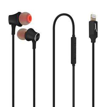 Auriculares Magnéticos Lightning Kit Manos Libres De 1,2 M Akashi - Negro