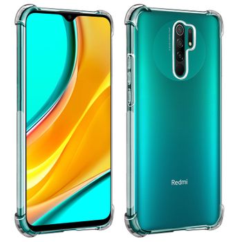 Carcasa Protectora Bumper Akashi Para Xiaomi Redmi 9 – Transparente