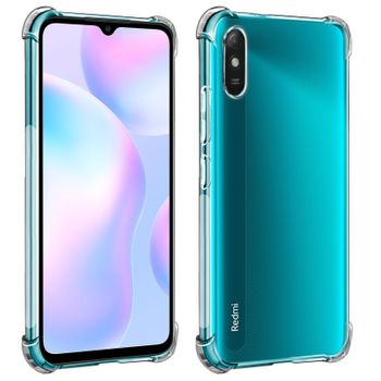 Carcasa Protectora Bumper Akashi Para Xiaomi Redmi 9a – Transparente