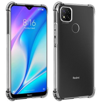 Carcasa Protectora Bumper Akashi Para Xiaomi Redmi 9c Y 10a– Transparente