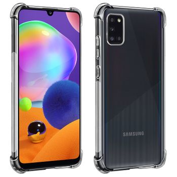 Carcasa Protectora Bumper Akashi Para Samsung Galaxy A31 – Transparente