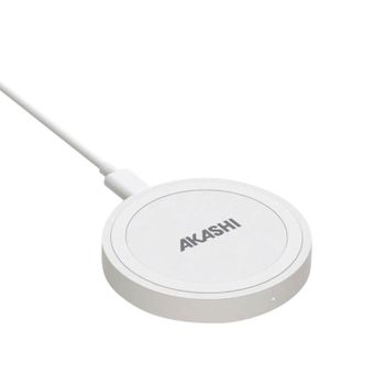 Cargador inalámbrico MagCharge Contact 15 W para iPhone 12 y post,  Compatible MagSafe, 1 m, Blanco