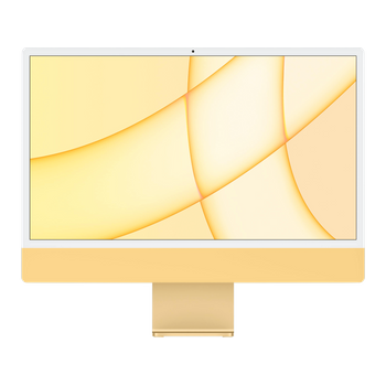 Imac 24" 2021 Apple M1 3,2 Ghz 8 Gb 256 Gb Ssd Amarillo Gpu 8 Producto Reaconditionado Grado A. Seminuevo