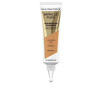 Miracle Pure Skin-improving Foundation 24h Hydration Spf30 #76-warm Golden 30 Ml