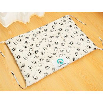 Cama Para Mascotas, Perros, Gatos Con Acolchado Grueso Y Cómodo 60x70x10cm  Estampado  Beige