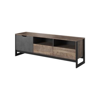 Mesa Tv Arden Rtv160 161x40x53 Crema & Gris