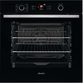 Sauter Horno Multifunción Integrado 73l 60cm A + Pirólisis Negra - Sop5585b