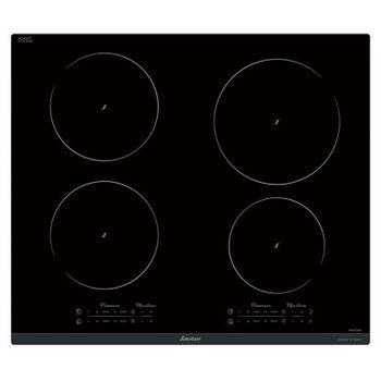 Sauter Placa De Inducción 60cm 4 Fuegos 7400w Negra - Spi9643b