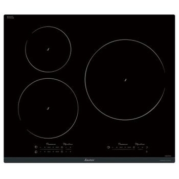 Sauter Placa De Inducción 60cm 3 Fuegos 7400w Negro - Spi9544b