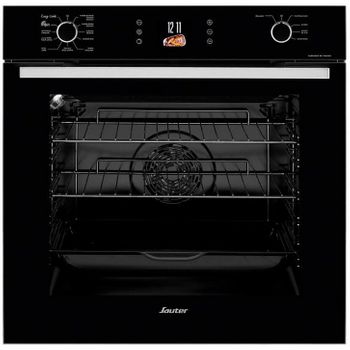 Sauter Horno Multifunción Empotrable 73l 60cm A+ Pirólisis Negro - Sop6615lb