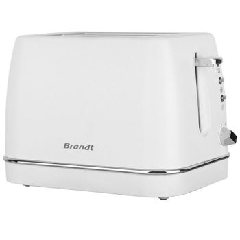 Brandt Tostadora 2 Ranuras 850w, Blanca - To2t870w