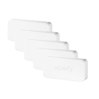 Somfy Pack De 5 Detectores De Vibración Y Apertura Para Puertas Y Ventanas Intellitag