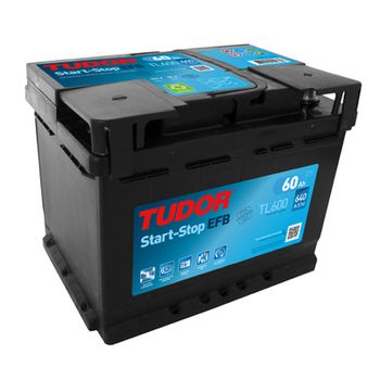 Batería Tudor Tl600 - 60ah 12v 650a. 242x175x190