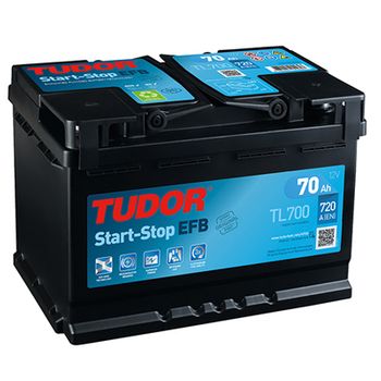 Batería Tudor Tl700 - 70ah 12v 720a. 278x175x190