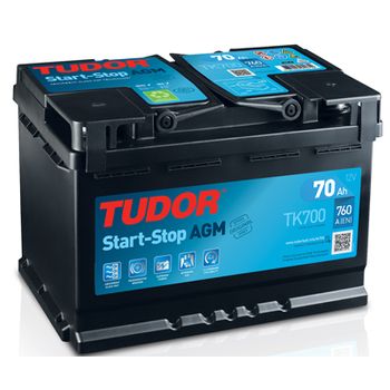 Batería Tudor TB740 12V - 74Ah - 680A