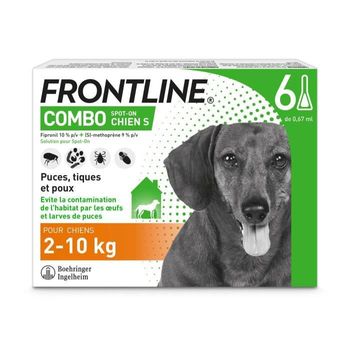 Frontline Combo Perro 2-10kg - 6 Pipetas