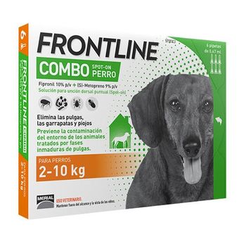 Frontline Combo Spot On Perros 2-10 Kg - 6 Pipetas