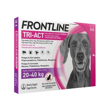 Frontline Tri-act 20-40kg 3 Pipetas