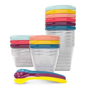 Recipientes Apilables Para Comida Bebé Babybols Multi Set Xxl Babymoov