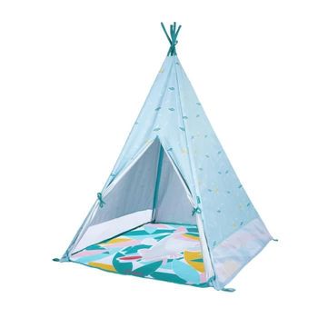 Colchón Jungle Para Niños Impermeable Anti-uv 100x100x120cm Badabulle