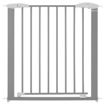 Badabulle Puerta De Seguridad Safe & Lock Metal Gris 73-81,5 Cm Badabulle