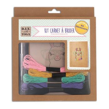 Kit De Cuaderno De Bordado - Lama