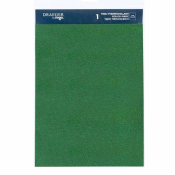 Tela Brillante De Hierro - Verde Abeto - 30 X 21 Cm