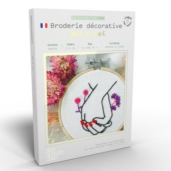 Caja De Bricolaje - Bordado Decorativo - Mano A Mano