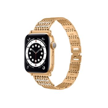 Correa Para Apple Watch 38/40/41mm En Acero Inoxidable Strass