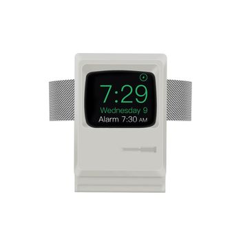 Soporte De Carga Para Apple Watch Modelo Vintage En Forma De Macintosh