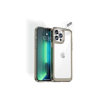 Funda Para Iphone 13 Pro Con 6 Paneles De Cristal Templado