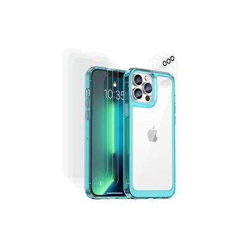 Funda Para Iphone 13 Pro Con 6 Paneles De Cristal Templado