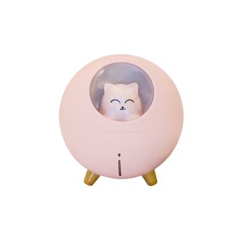 Humidificador Luz De Noche Infantil Modelo Planet Cat