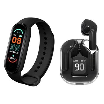 Tws Imagine Auricular Bluetooth 5.3 Enc Y Pulsera Conectada Pack Sport