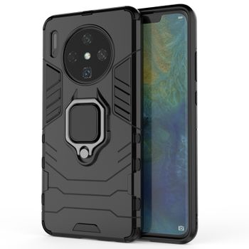 Funda Durable Con Soporte Para Huawei Mate 30 - Negro