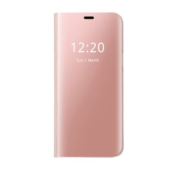 Funda Flip Clear View Para Samsung Galaxy S9 - Rosa