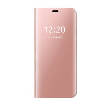 Funda Flip Clear View Para Samsung Galaxy S9 Plus - Rosa
