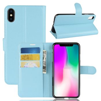 Funda Protectora Flip Billetera Para Samsung Galaxy A50 - Azul