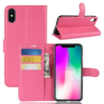 Funda Protectora Flip Billetera Para Samsung Galaxy A50 - Rosa Oscuro