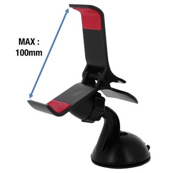 Soporte universal de coche ventosa para movil brazo corto 360º