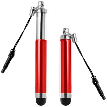 Bolígrafo Táctil Rojo Retráctil - Conector De 3,5 Mm