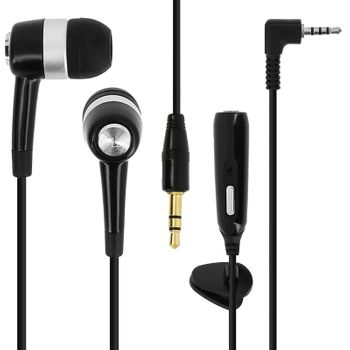 Auriculares Jack 2,5 Mm Manos Libres / Adaptador, Micrófono - Negro