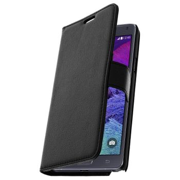 Funda Libro Billetera Para Samsung Galaxy Note 4 - Negra