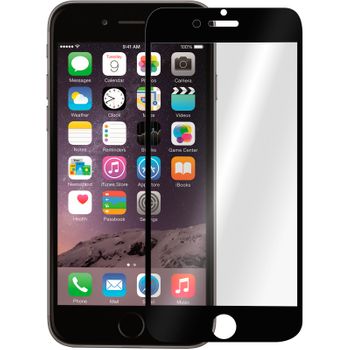 Protector Cristal Templado Para Iphone 6 , Iphone 6s Antigrietas – Negro