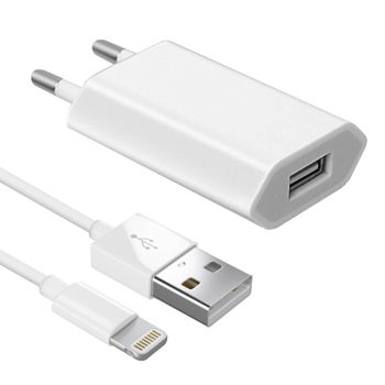 Cargador Apple A1400 + Cable Lightning MD818 - Spain