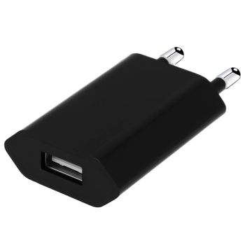 Cargador Adaptador Usb Potencia 1a Para Smartphone – Negro