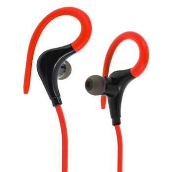 Auriculares Sport Bluetooth Botones Multifunción + Micro – Rojos+