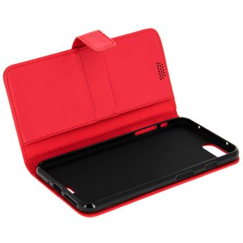 Funda Libro Billetera Para Iphone 7 Plus/8 Plus - Roja