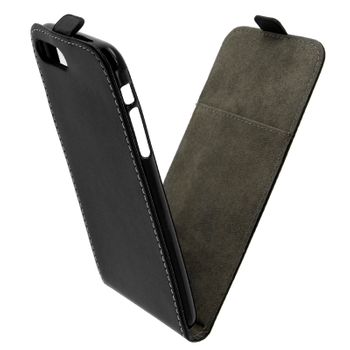 Funda Iphone 7 Plus , Iphone 8 Plus Tapa Vertical Billetera Carcasa - Negro