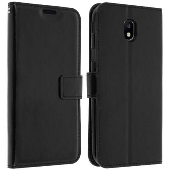 Funda Libro Billetera Vintage Para Samsung Galaxy J5 2017 – Negro